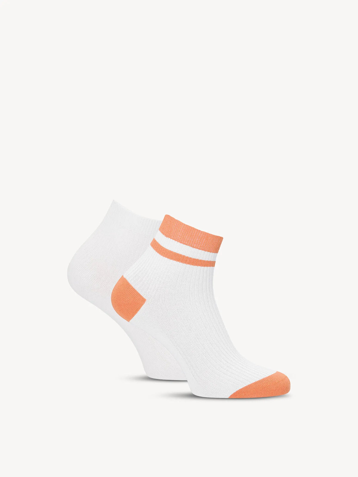 peach/white