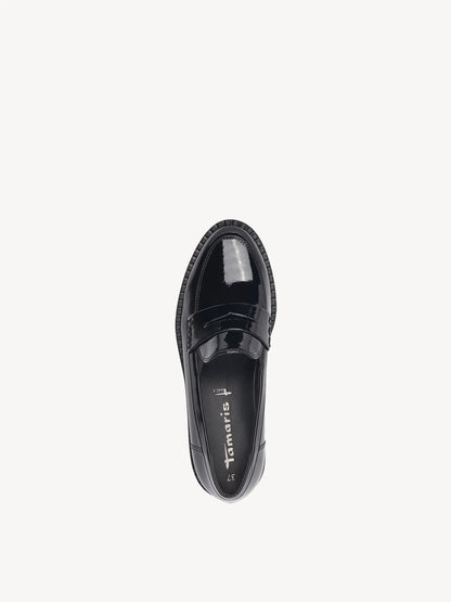 BLK PATENT STR