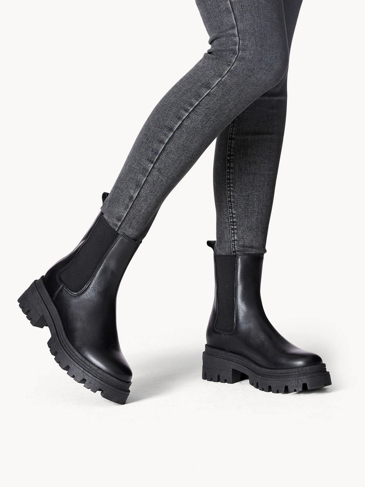 BLACK LEATHER