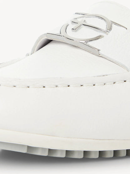 WHITE LEATHER