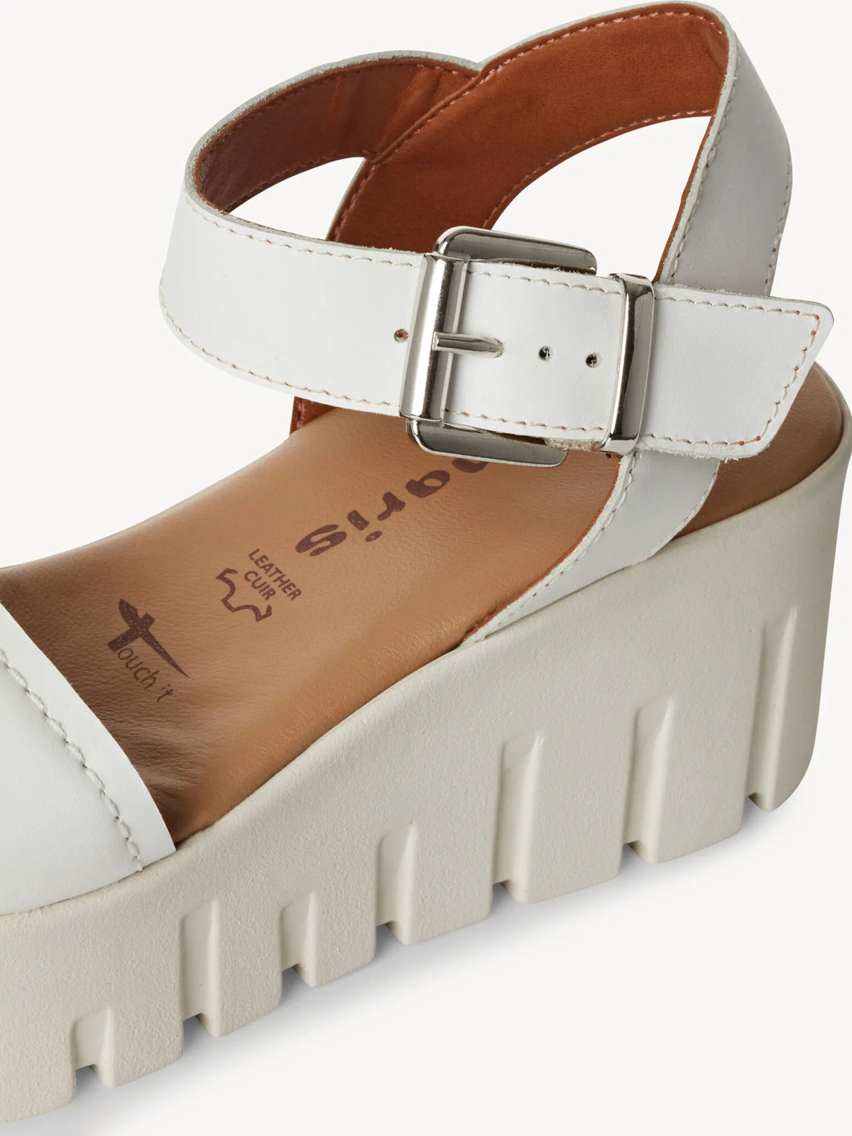 WHITE LEATHER