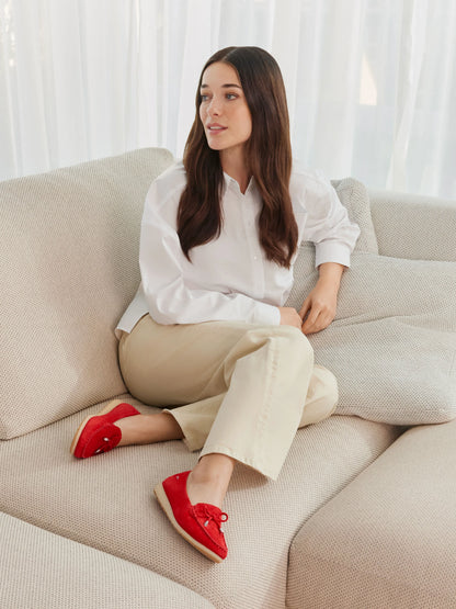 RED SUEDE