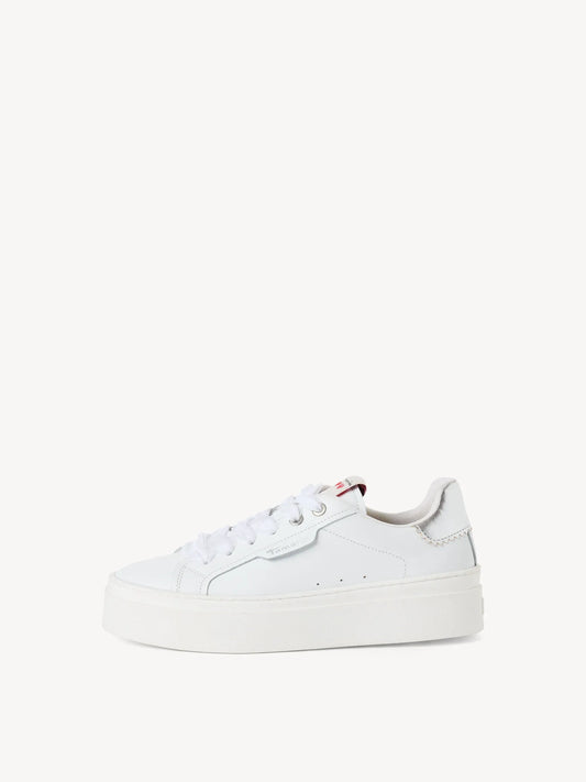 WHITE LEATHER