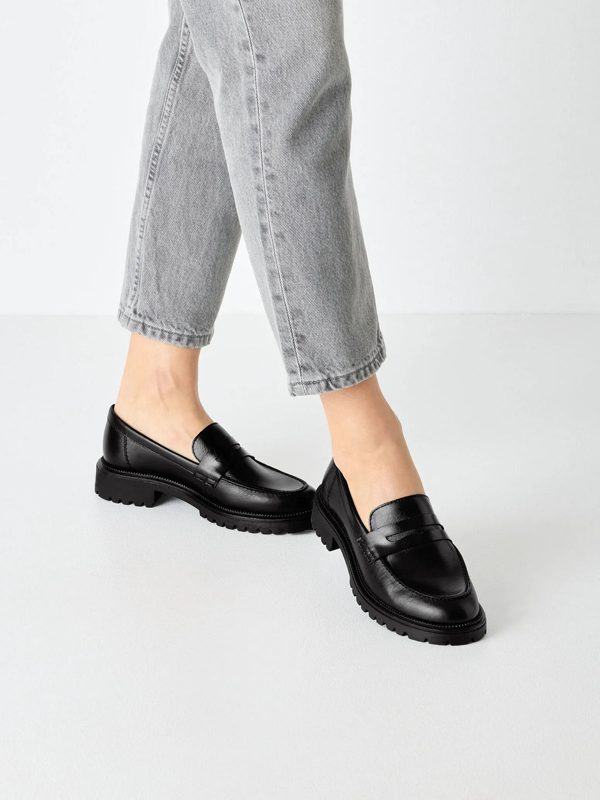 BLACK LEATHER
