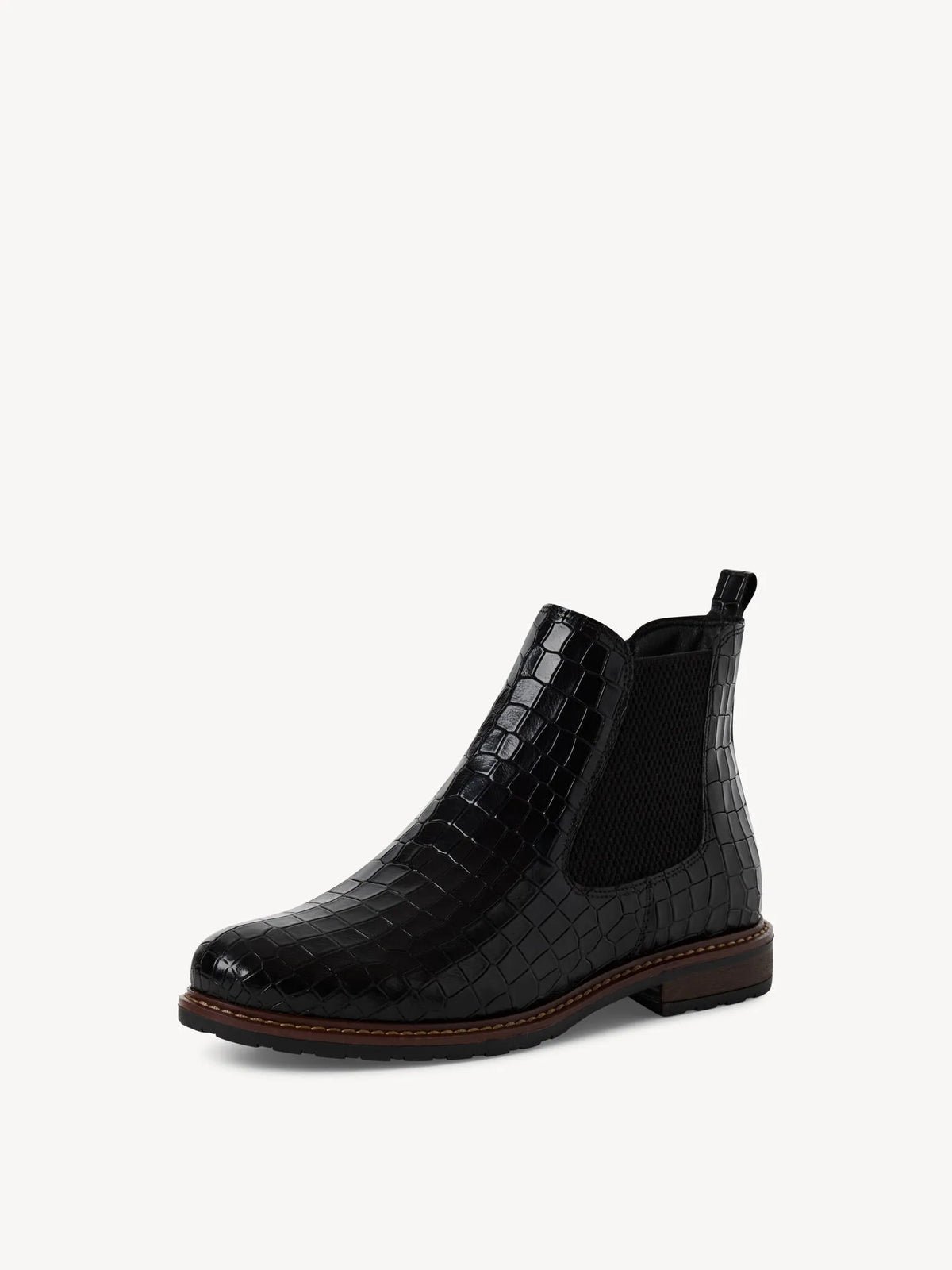 BLK LEA. CROCO