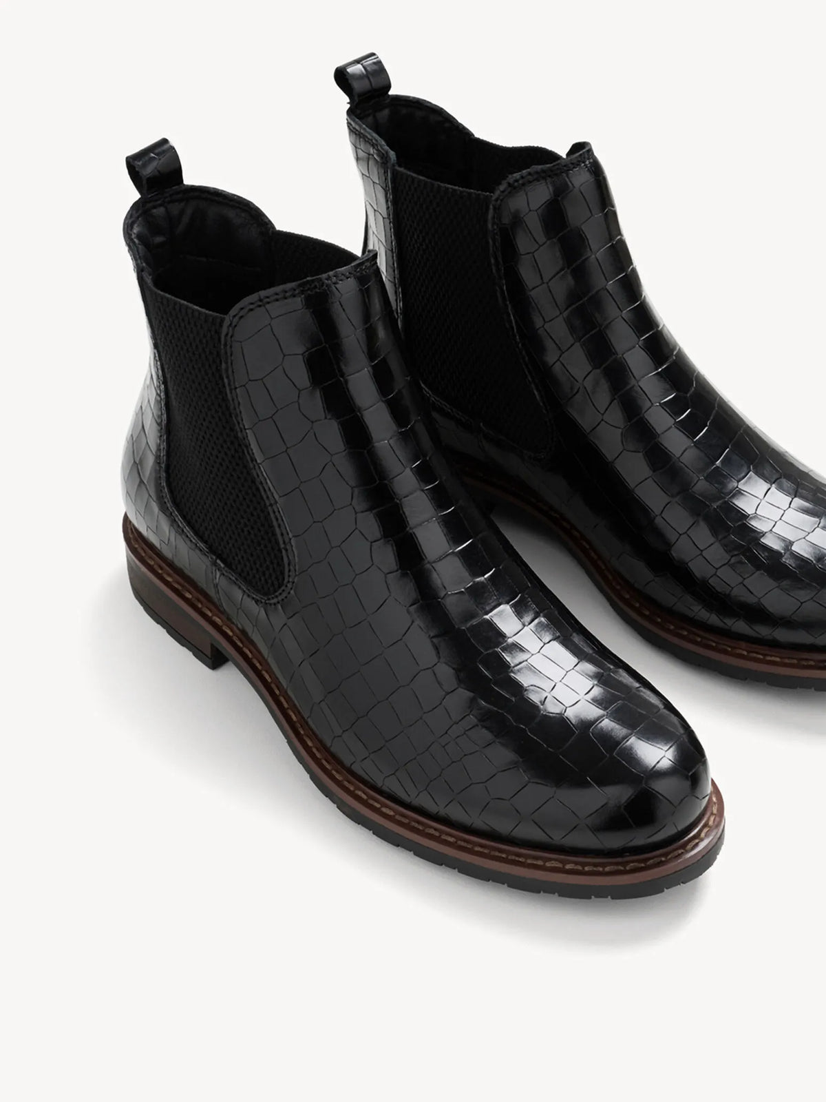 BLK LEA. CROCO