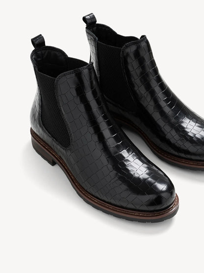 BLK LEA. CROCO
