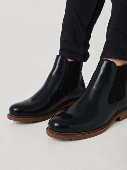 NAVY LEATHER