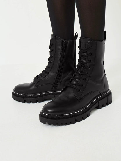 BLACK LEATHER
