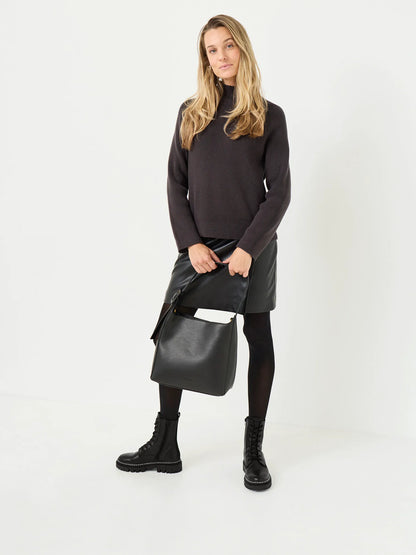 BLACK LEATHER