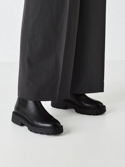 BLACK LEATHER