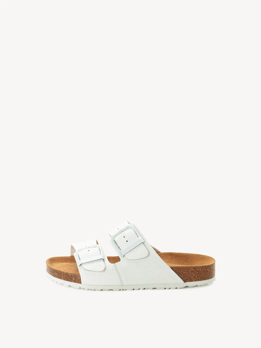 WHITE LEATHER