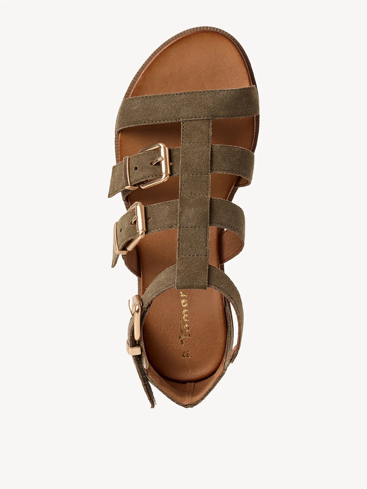 OLIVE SUEDE