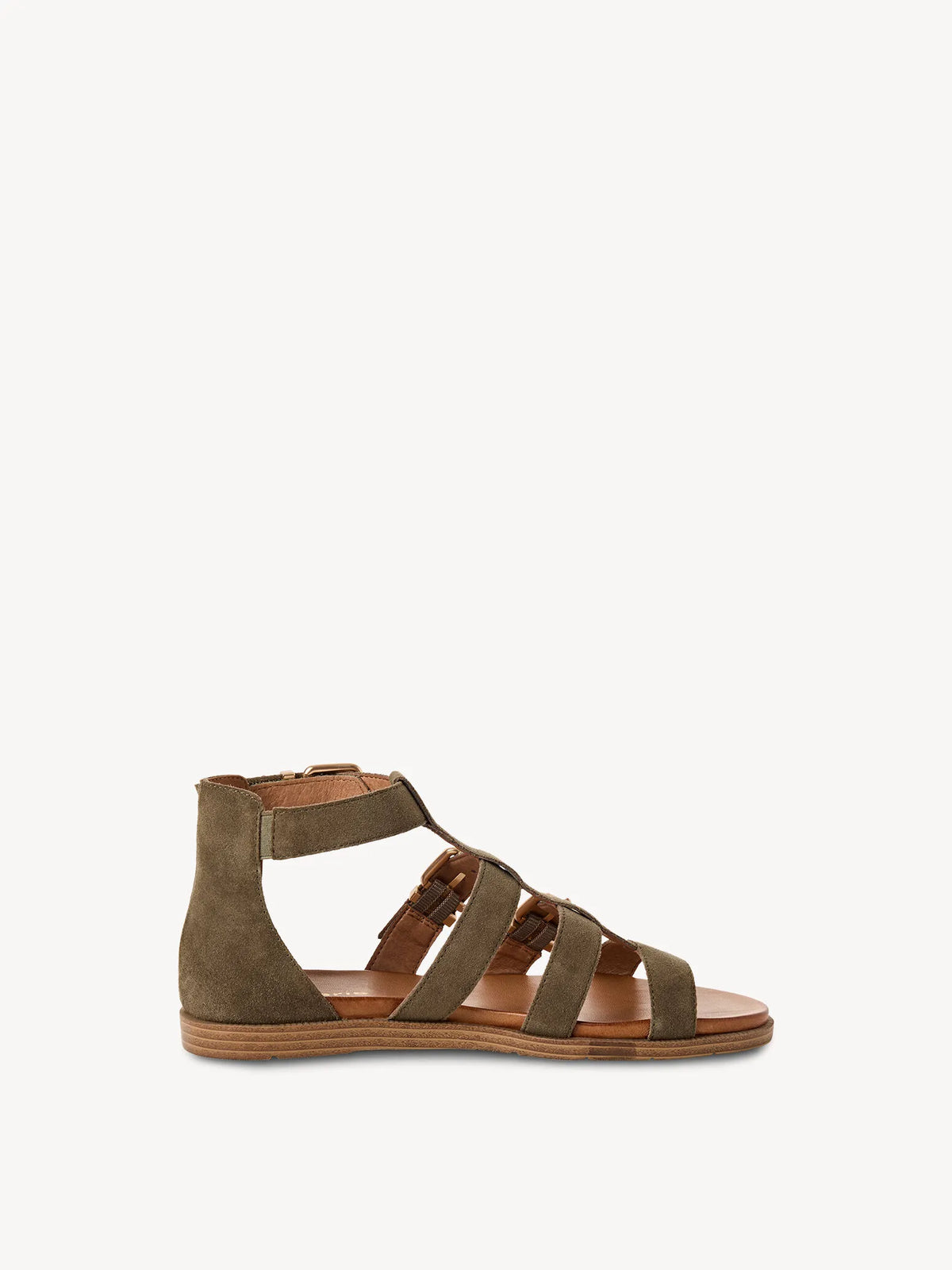 OLIVE SUEDE