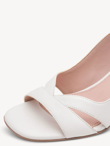WHITE LEATHER
