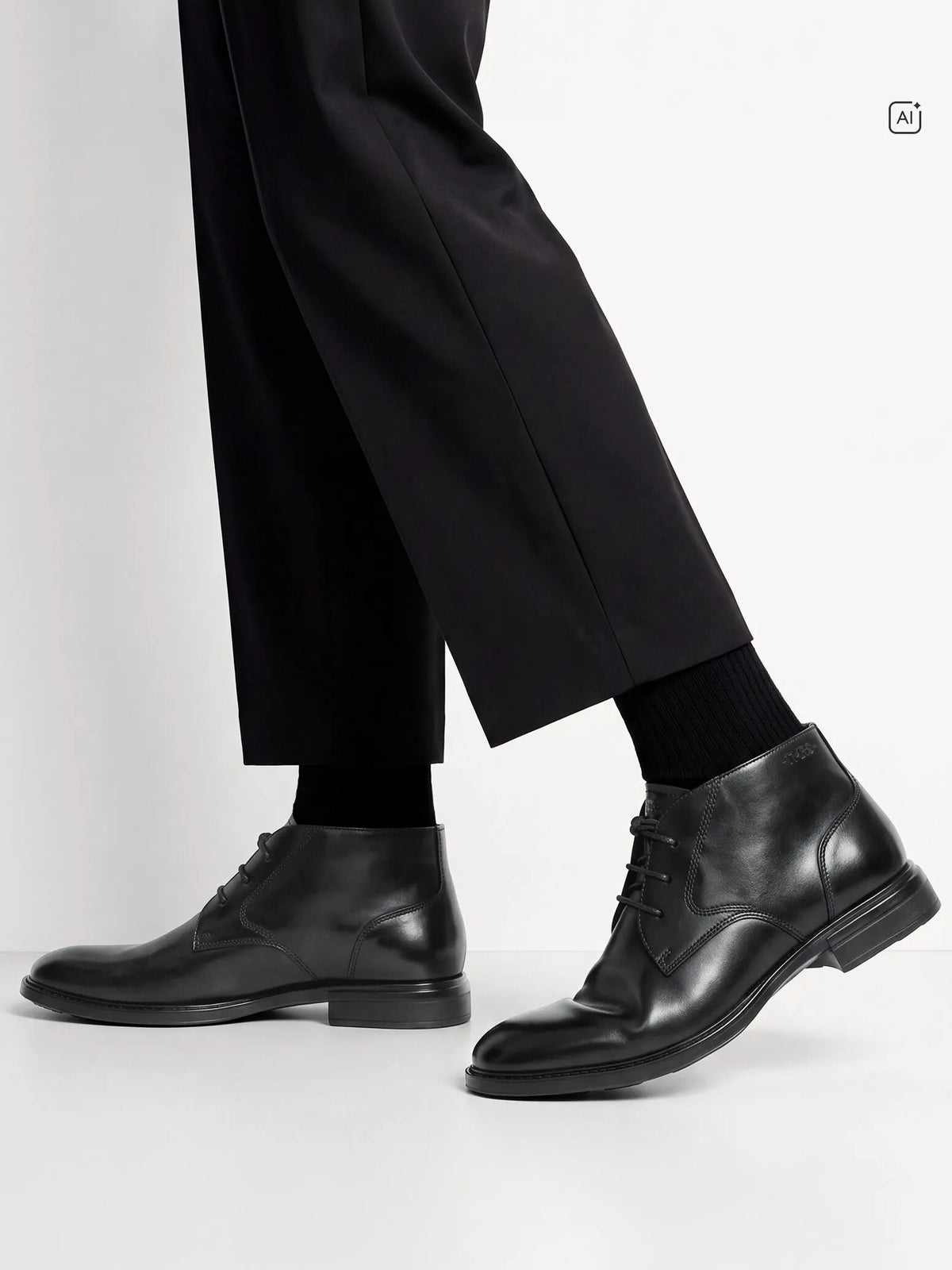 BLACK LEATHER