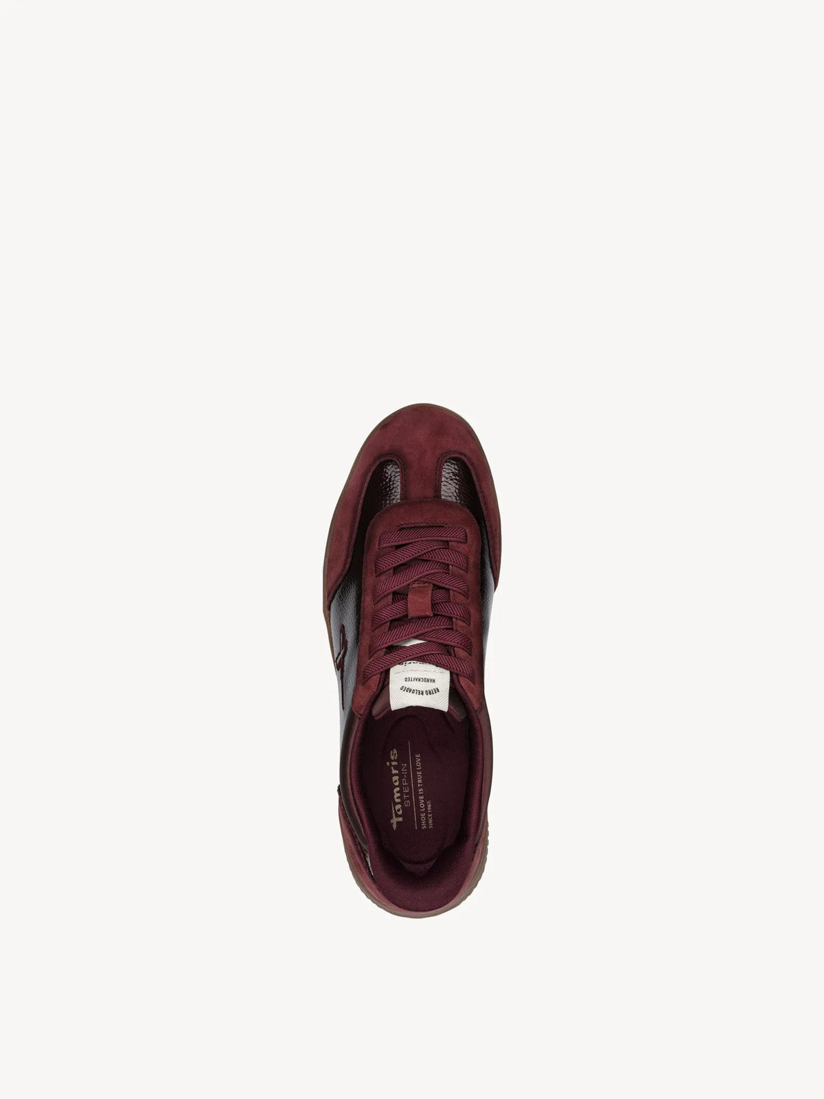 BURGUNDY PAT.