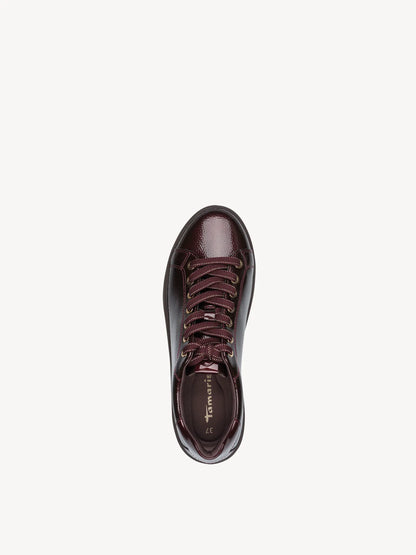 BURGUNDY PAT.