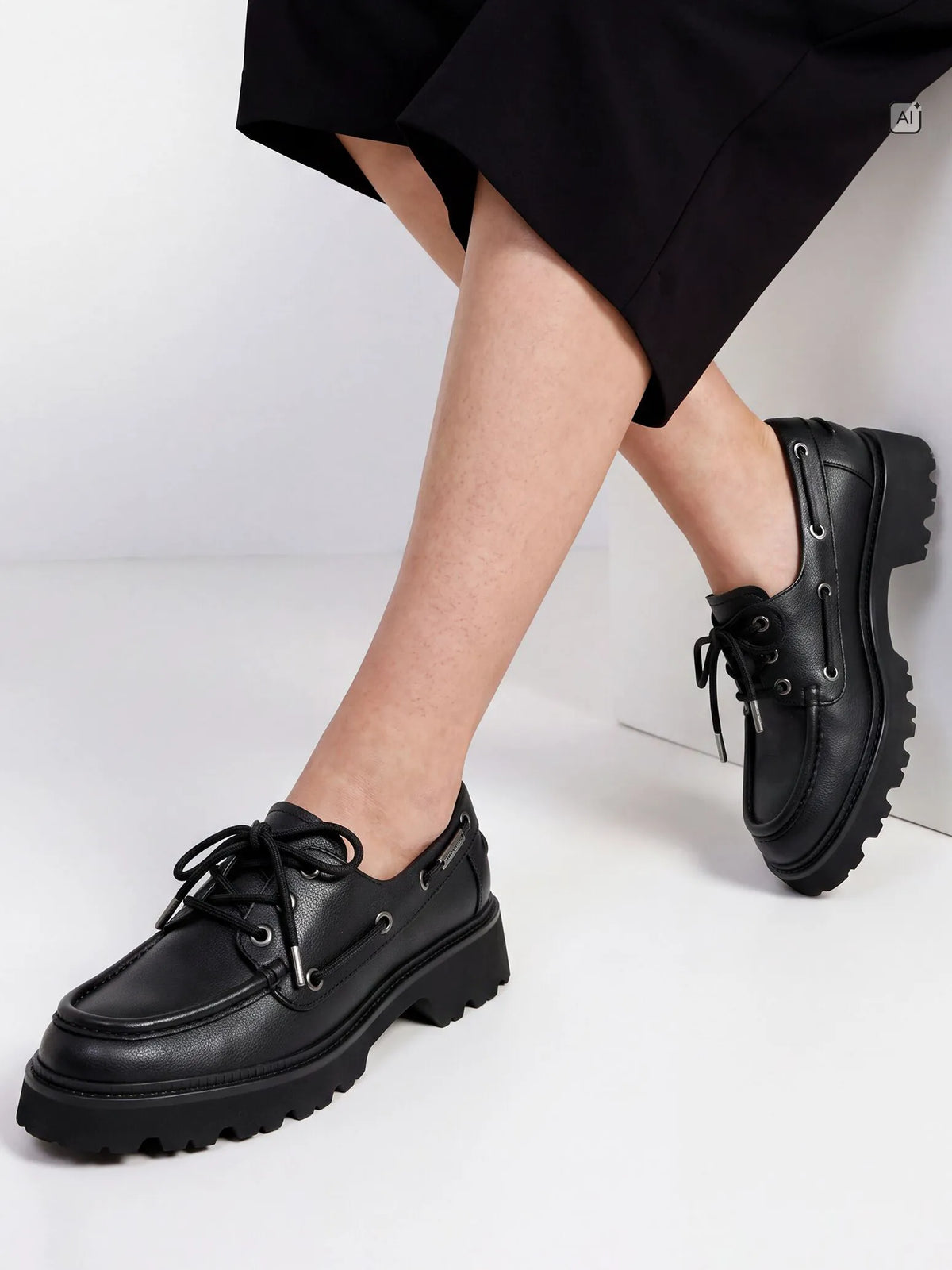 BLACK LEATHER