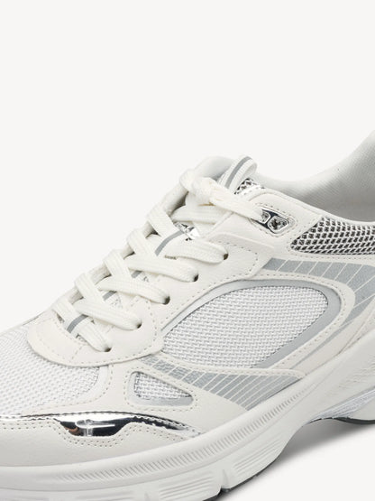 WHITE/SILVER