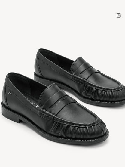 BLACK LEATHER