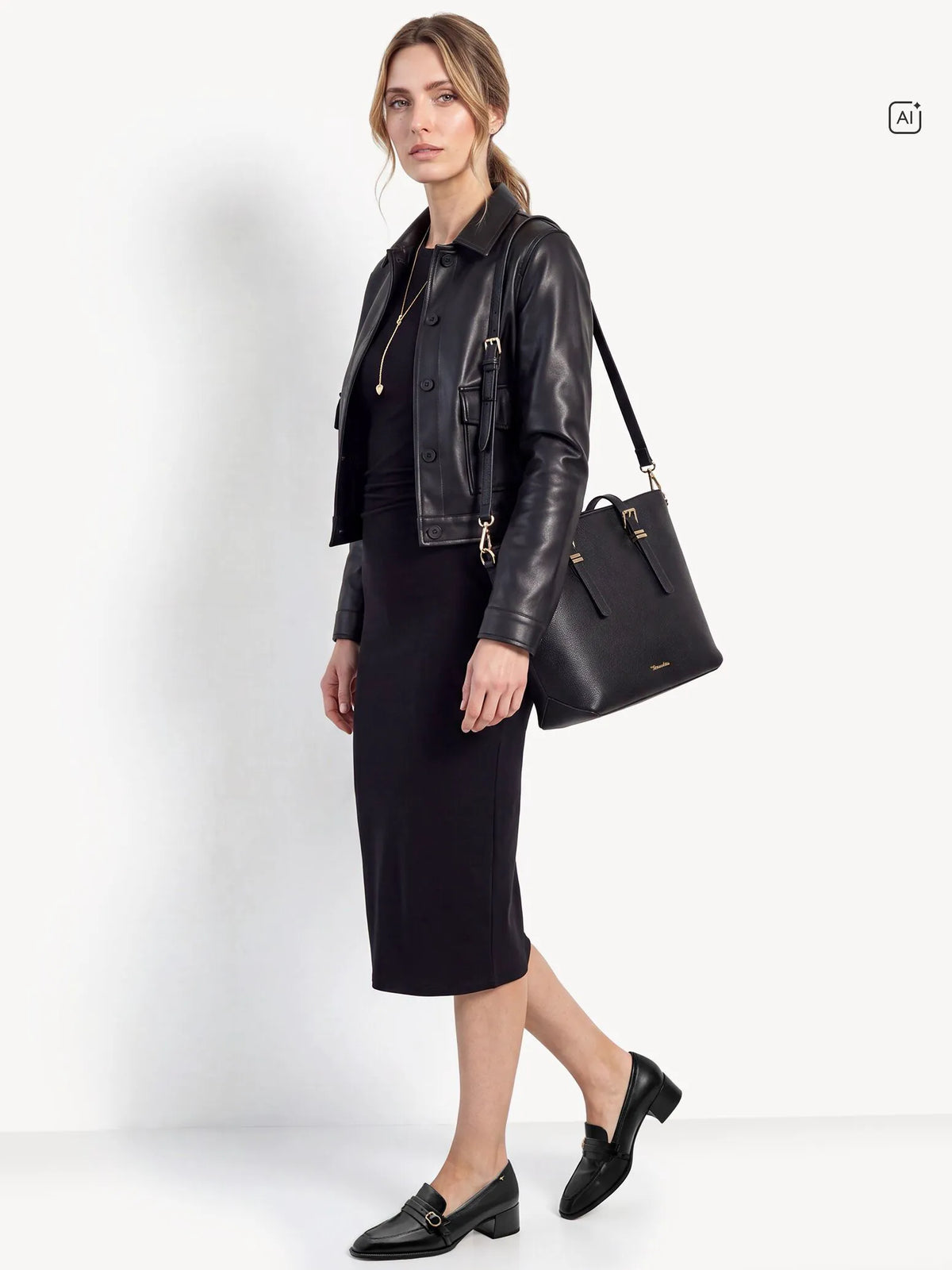 BLACK LEATHER