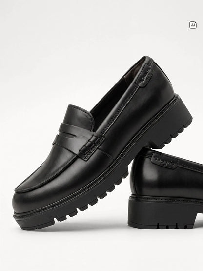 BLACK LEATHER