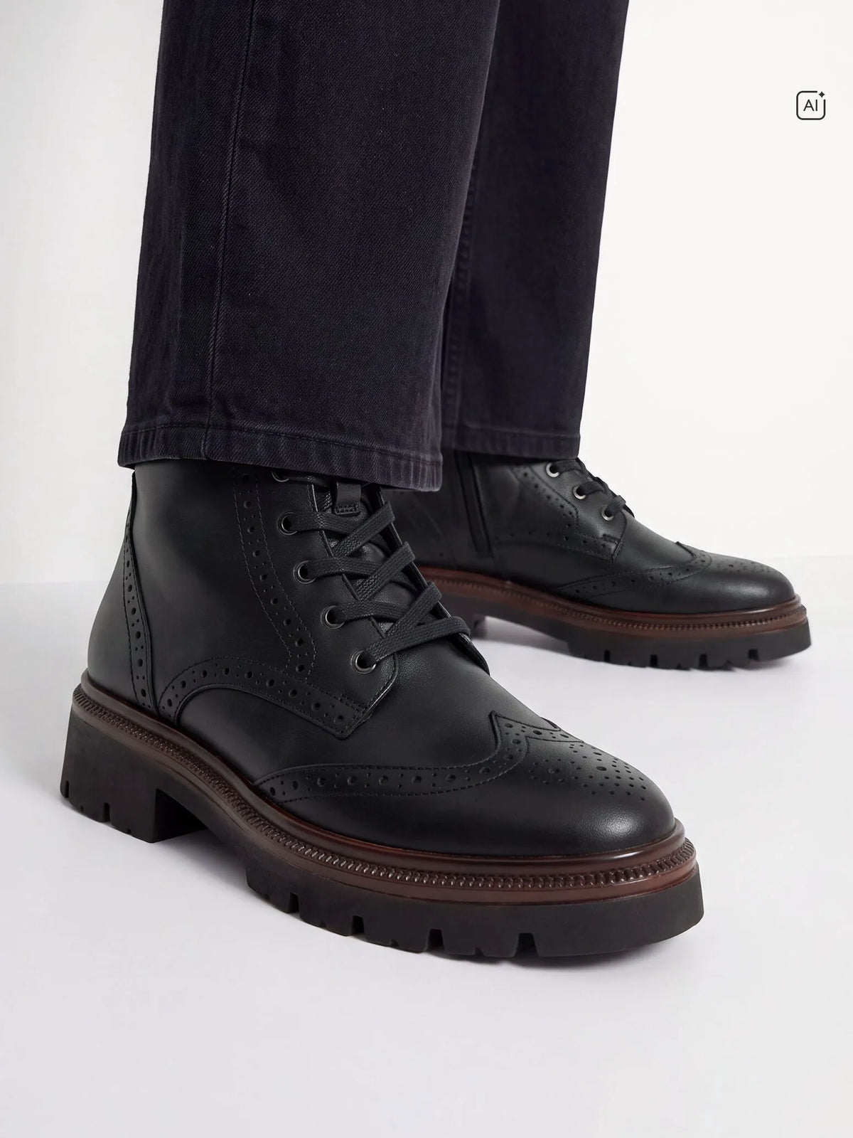 BLACK LEATHER