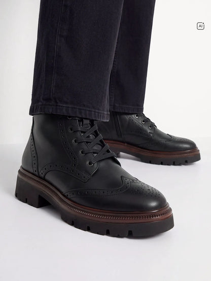 BLACK LEATHER