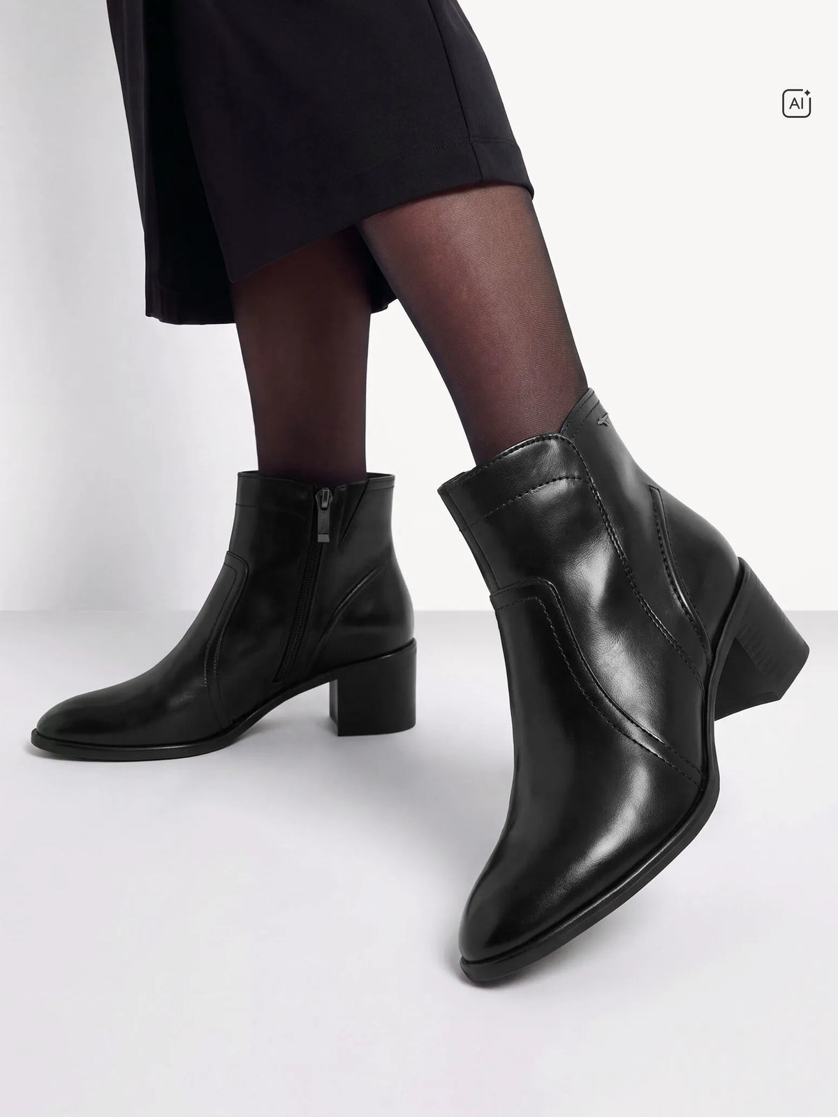 BLACK LEATHER