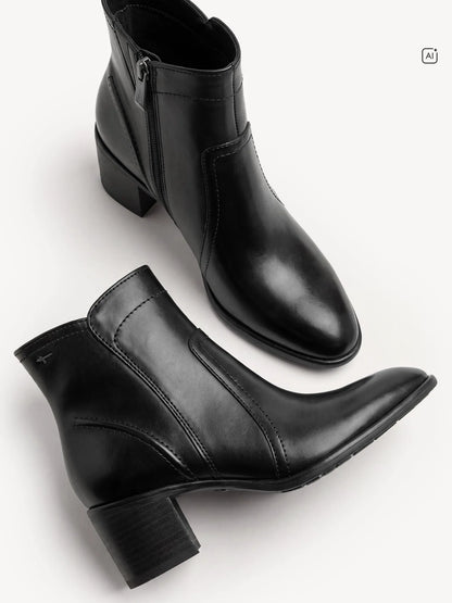 BLACK LEATHER