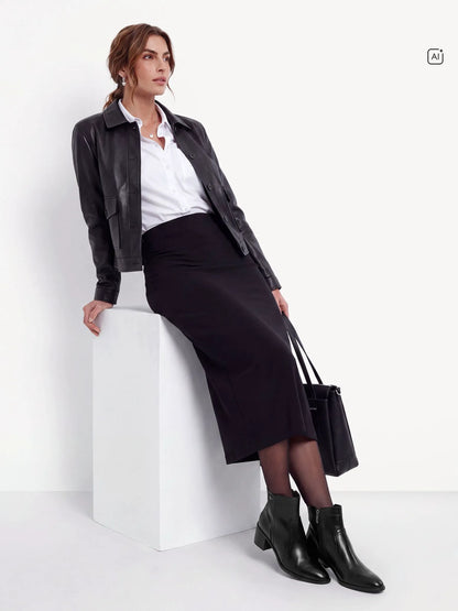 BLACK LEATHER