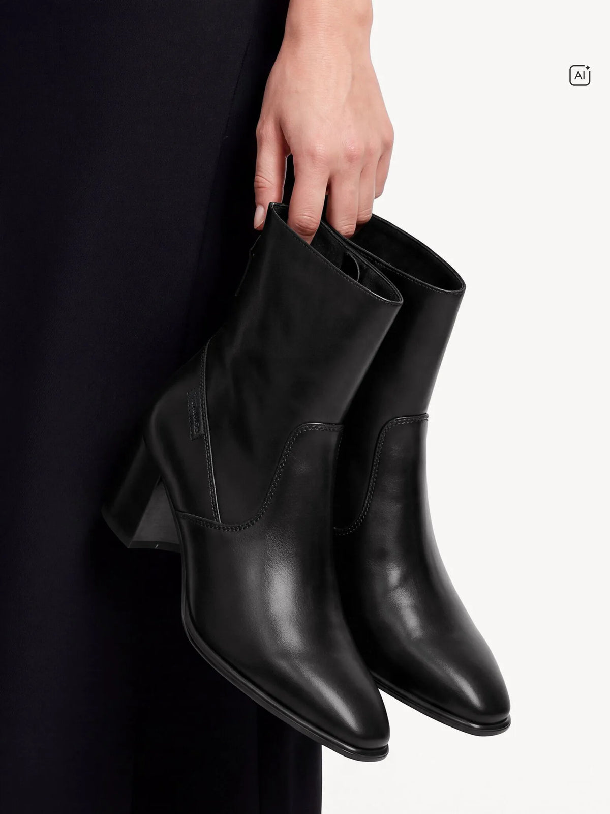 BLACK LEATHER