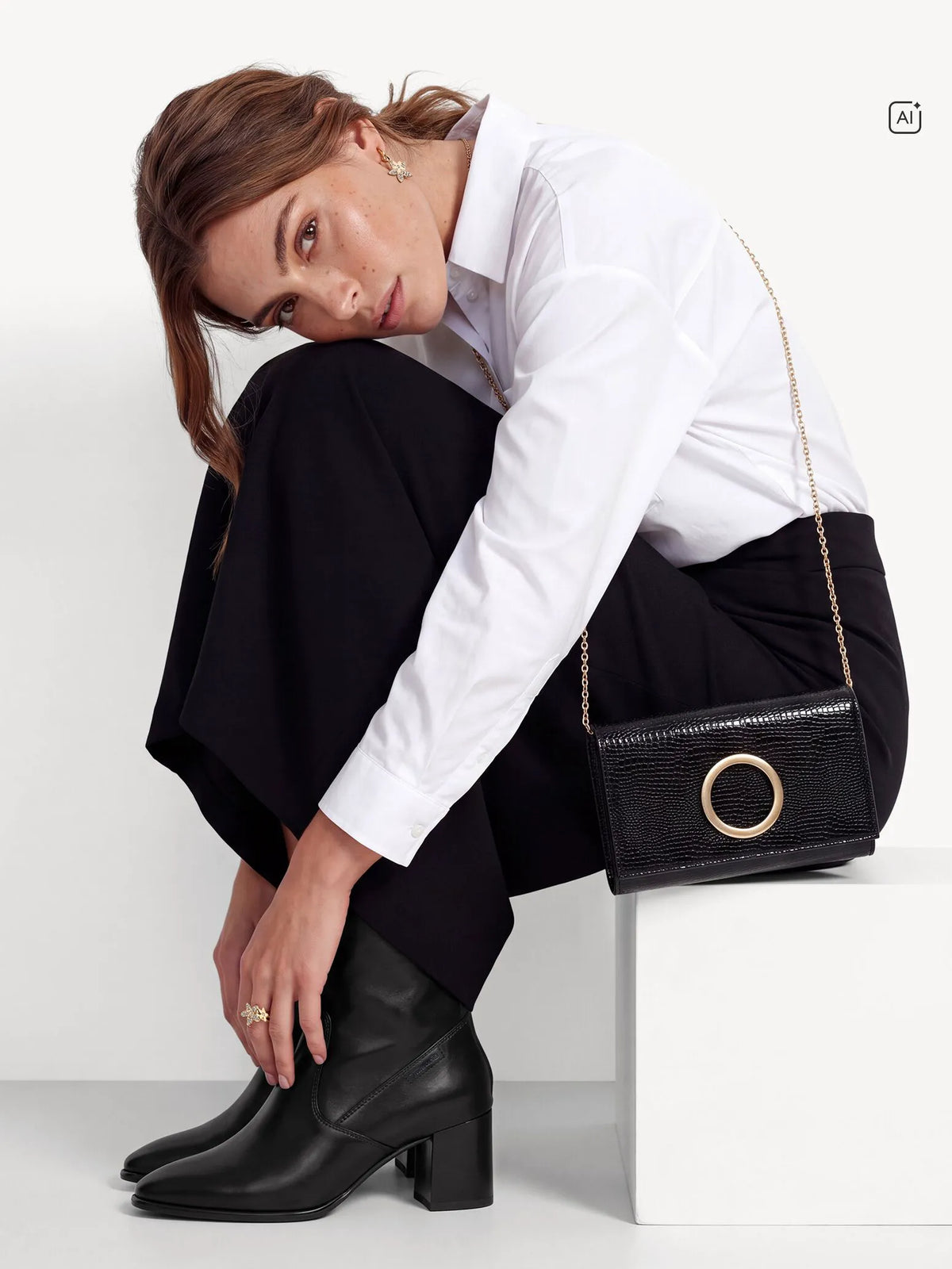 BLACK LEATHER