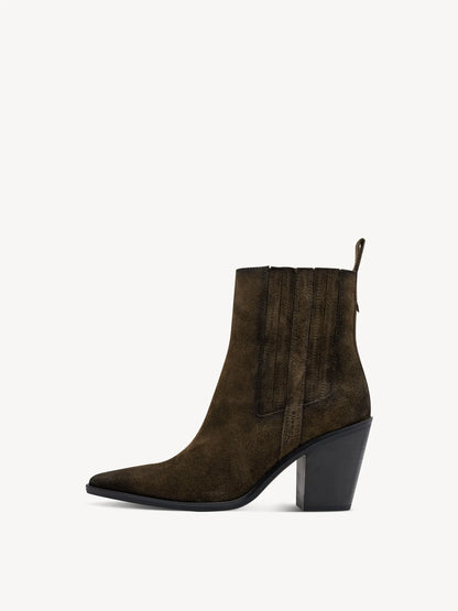 OLIVE SUEDE