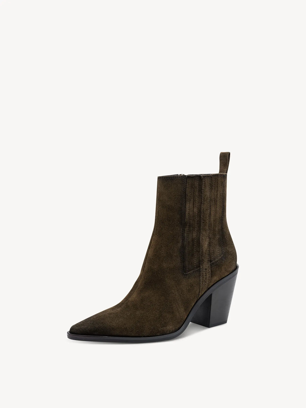 OLIVE SUEDE
