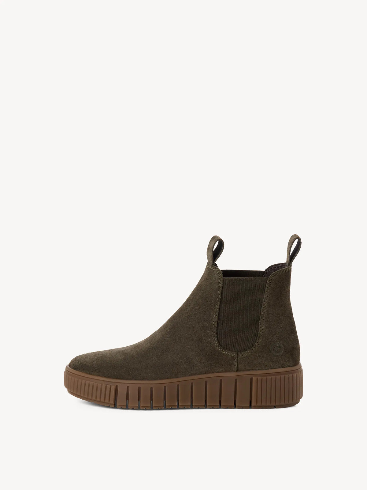 OLIVE SUEDE