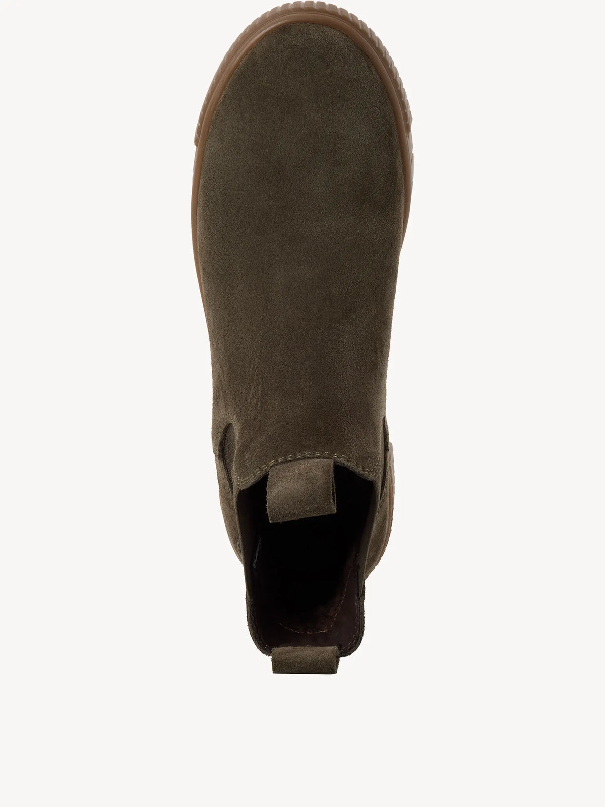 OLIVE SUEDE