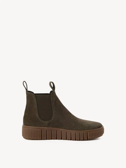 OLIVE SUEDE