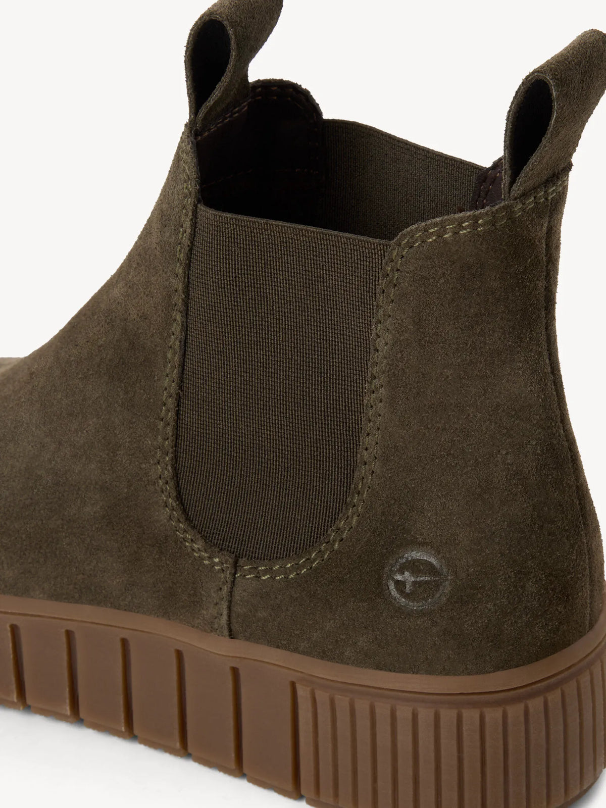 OLIVE SUEDE