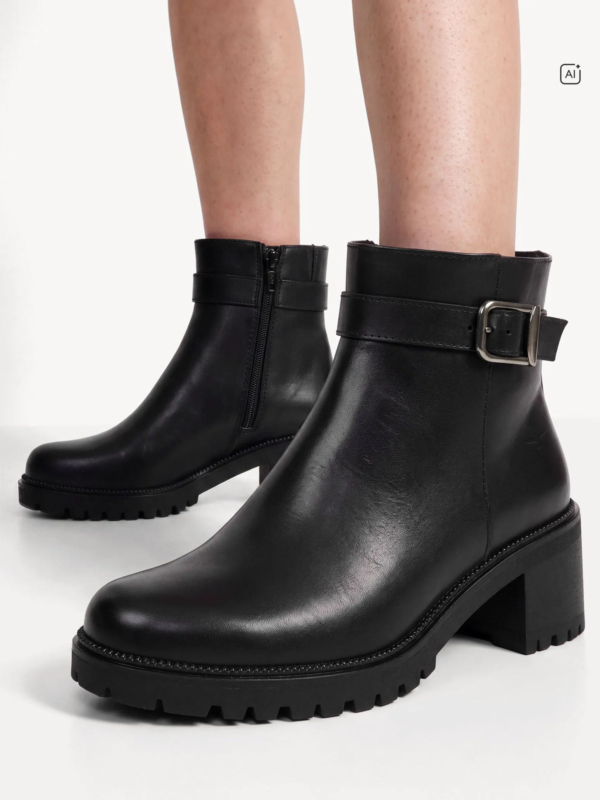 BLACK LEATHER
