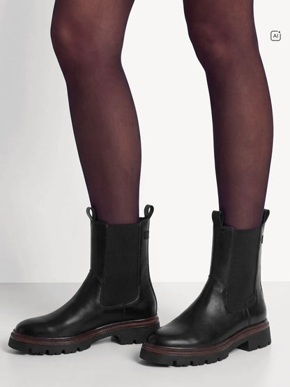 BLACK LEATHER