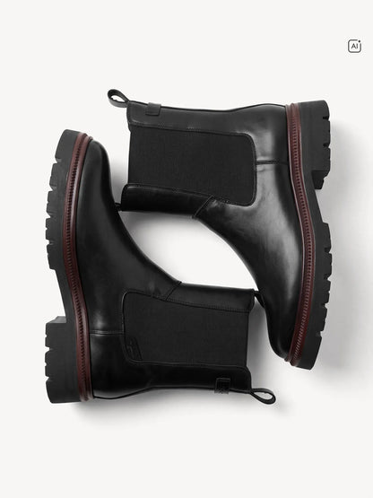 BLACK LEATHER
