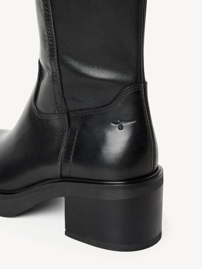BLACK LEATHER