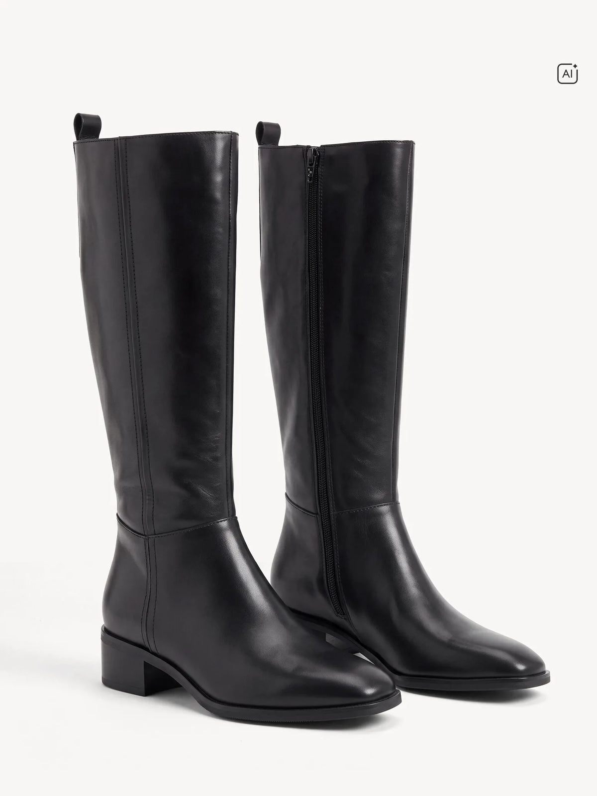 BLACK LEATHER