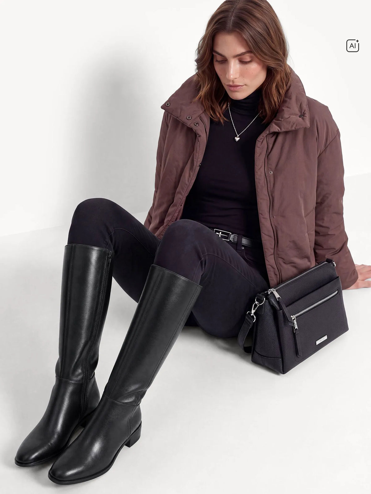 BLACK LEATHER