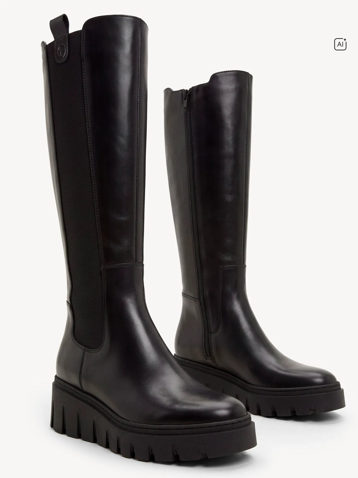 BLACK LEATHER