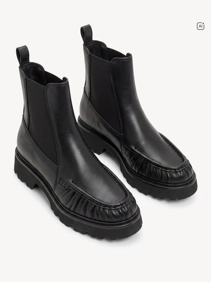 BLACK LEATHER
