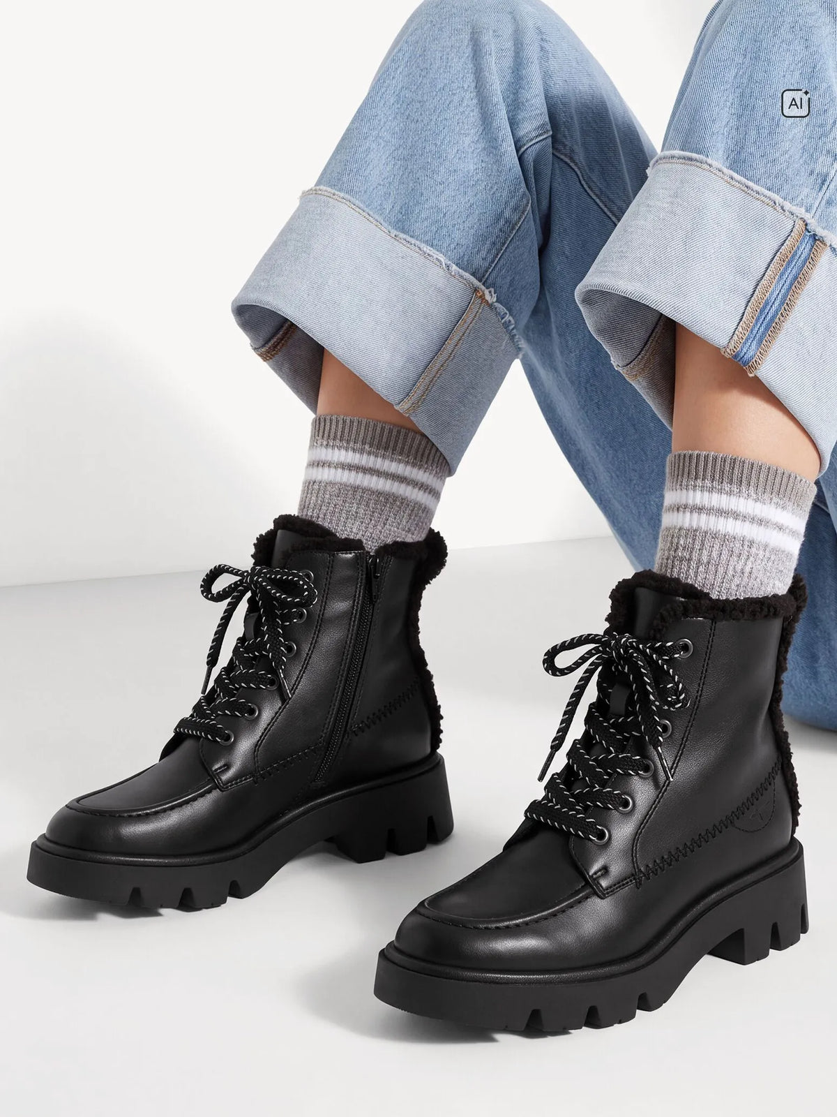 BLACK LEATHER