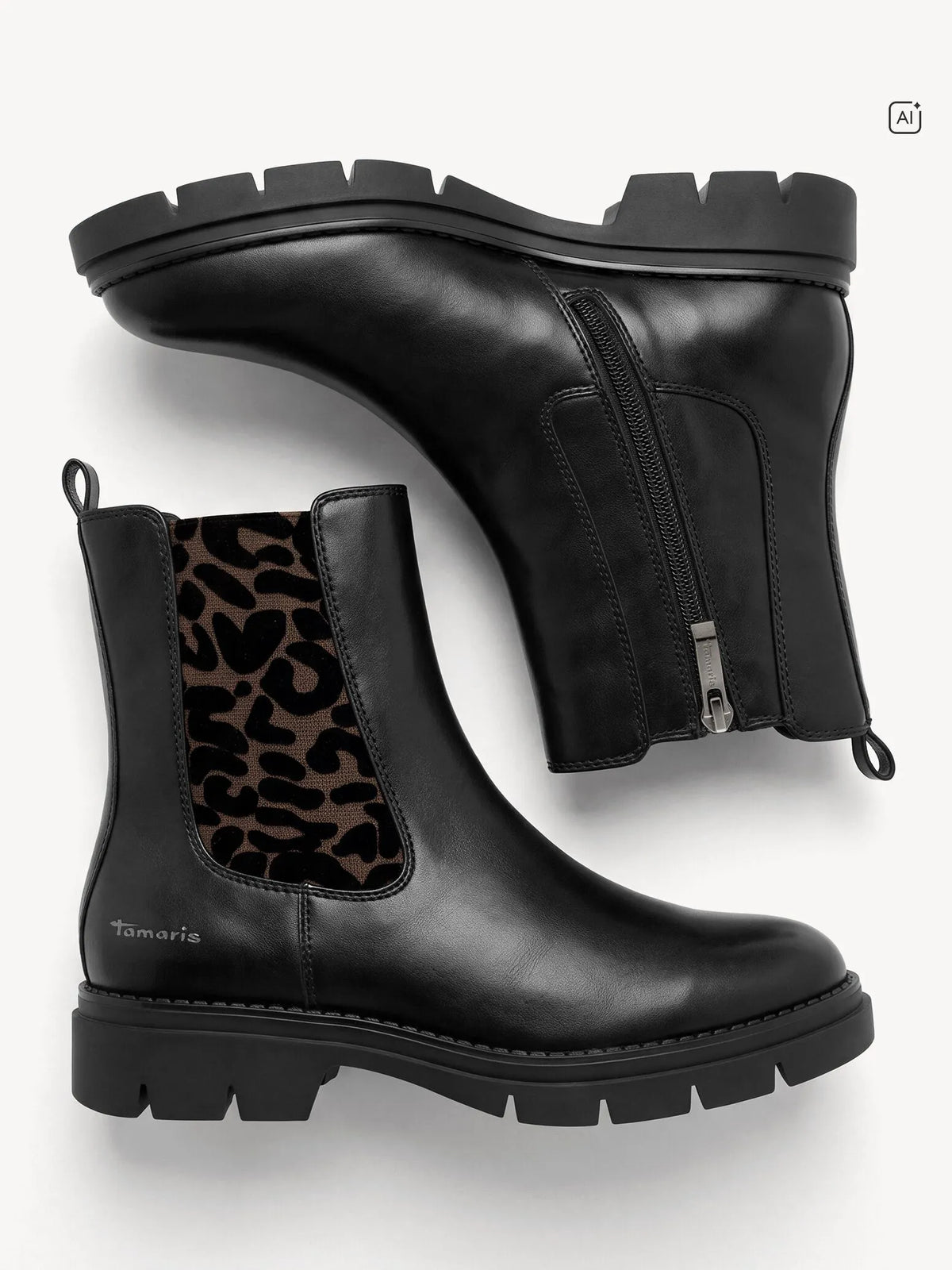 BLACK/LEOPARD